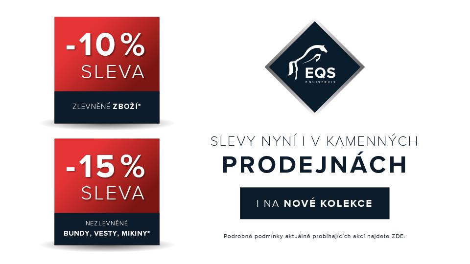 Equiservis hlásí: e-shop slevy nyní platí i v kamenných prodejnách