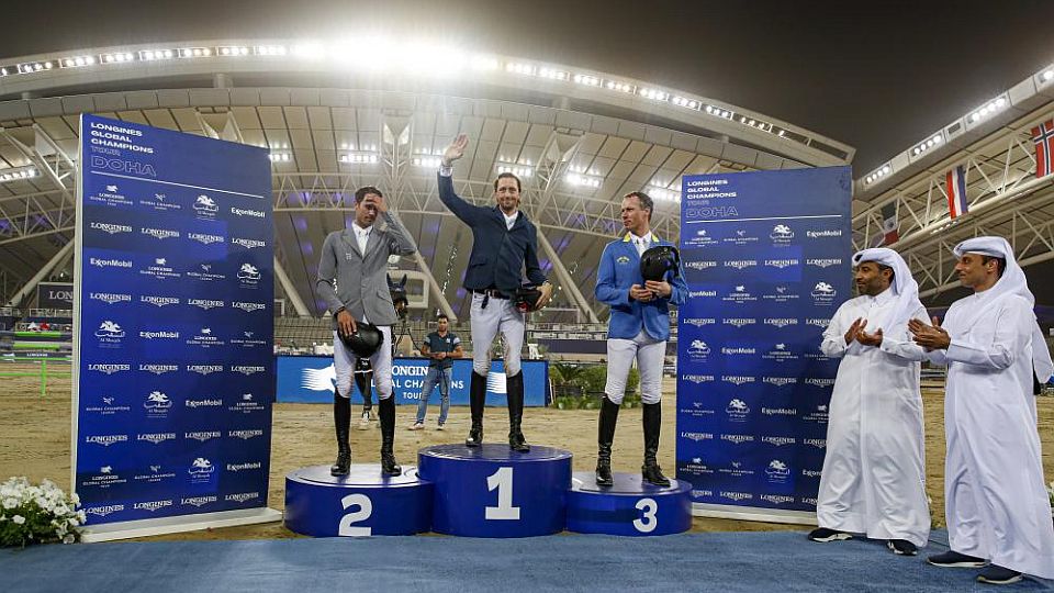 Páteční předehra LGCT 2022 v Dauhá. Vyhrál Martin Fuchs s Conner Jei