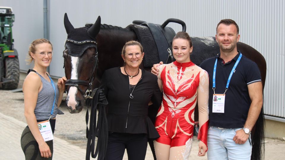 Kateřina Kocurová závodila v Cáchách. Nejlépe jí vyšla volná sestava